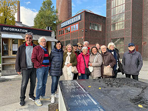 Die Mitglieder der Exkursion zur Zeche Zollverein