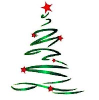 Eine Illustration eines Weihnachtsbaums